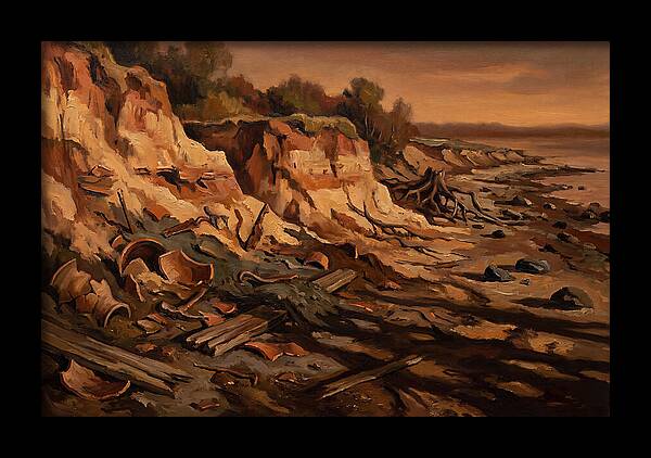 Beach Erosion Revealing Artifacts