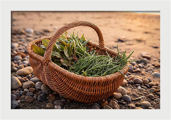 Beach Foraging Basket