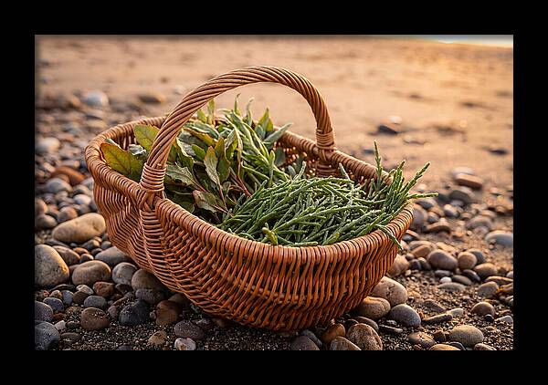 Beach Foraging Basket