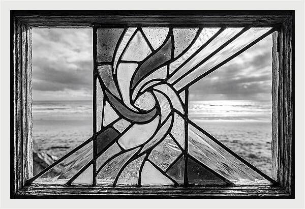 Beach Glass Window Mosaic