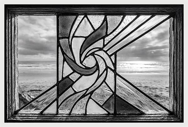 Beach Glass Window Mosaic