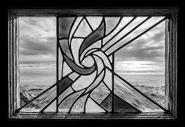Beach Glass Window Mosaic