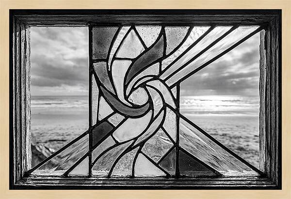 Beach Glass Window Mosaic
