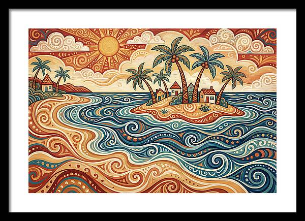Beach Island Serenity