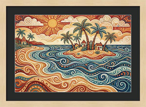 Beach Island Serenity