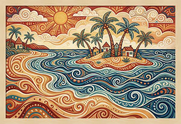 Beach Island Serenity