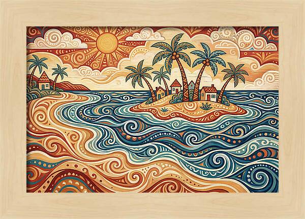 Beach Island Serenity