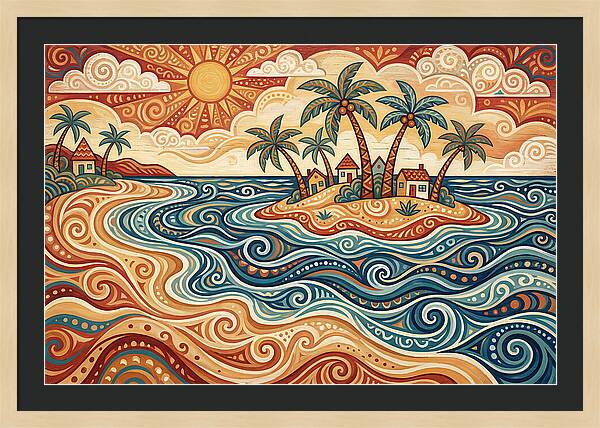Beach Island Serenity