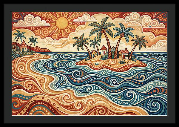 Beach Island Serenity