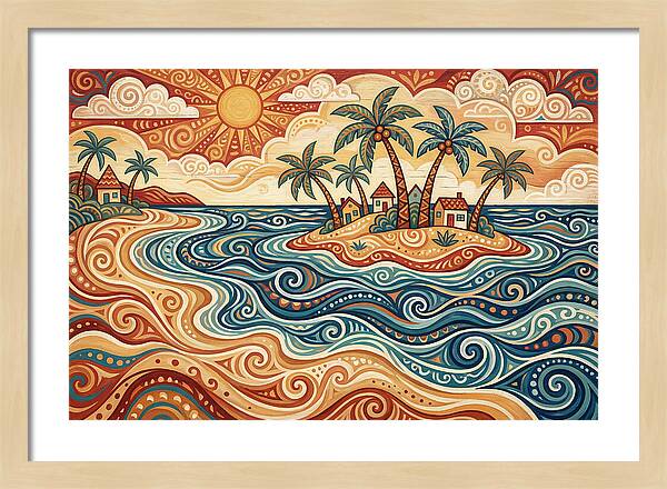 Beach Island Serenity