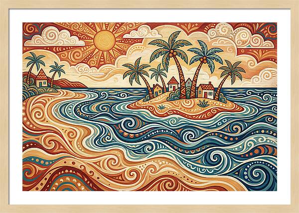 Beach Island Serenity