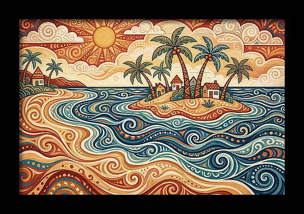 Beach Island Serenity
