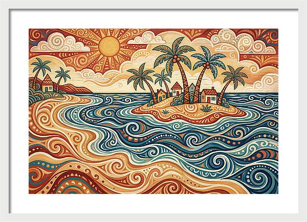 Beach Island Serenity