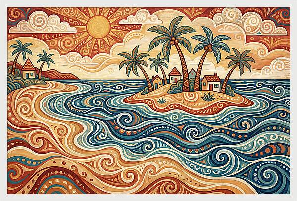 Beach Island Serenity