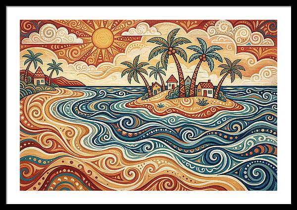 Beach Island Serenity