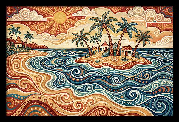 Beach Island Serenity