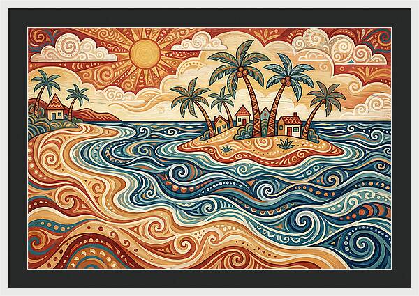 Beach Island Serenity