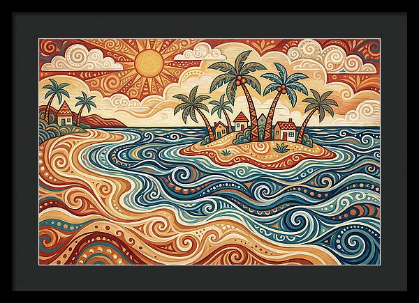 Beach Island Serenity