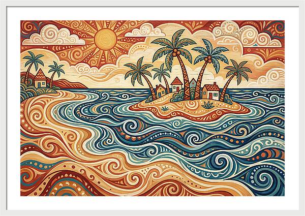Beach Island Serenity