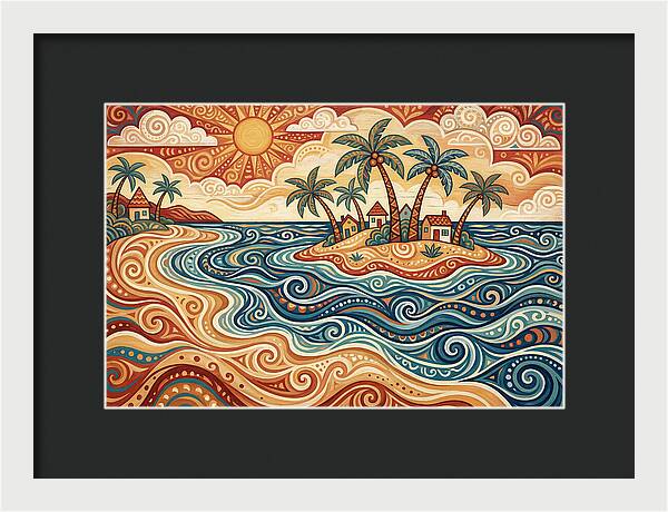 Beach Island Serenity