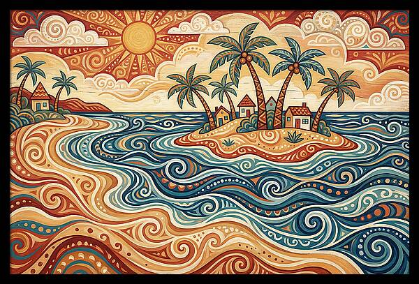 Beach Island Serenity