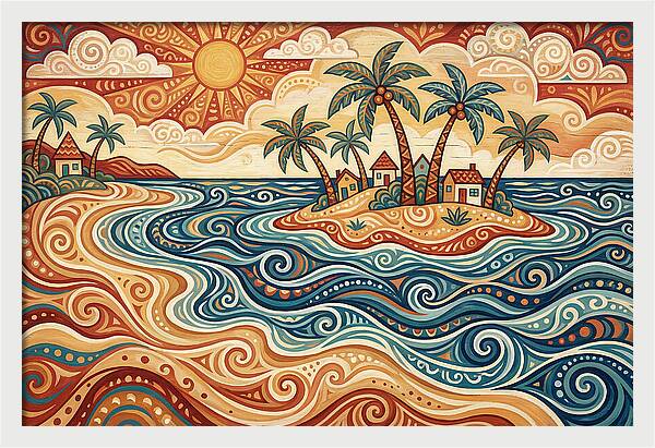Beach Island Serenity