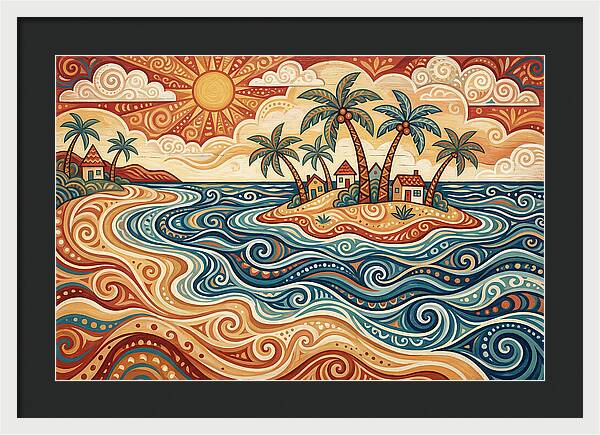 Beach Island Serenity