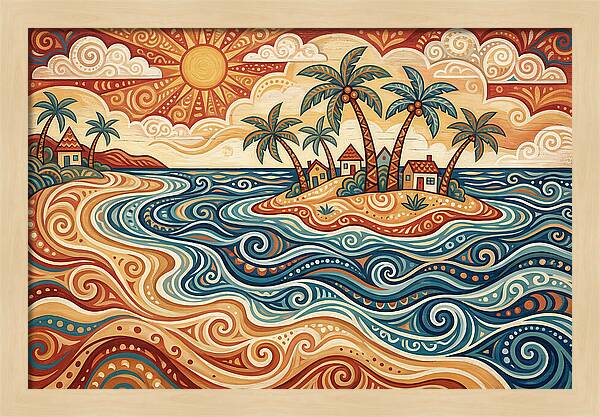 Beach Island Serenity