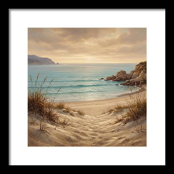 Beach Serenity At Dusk