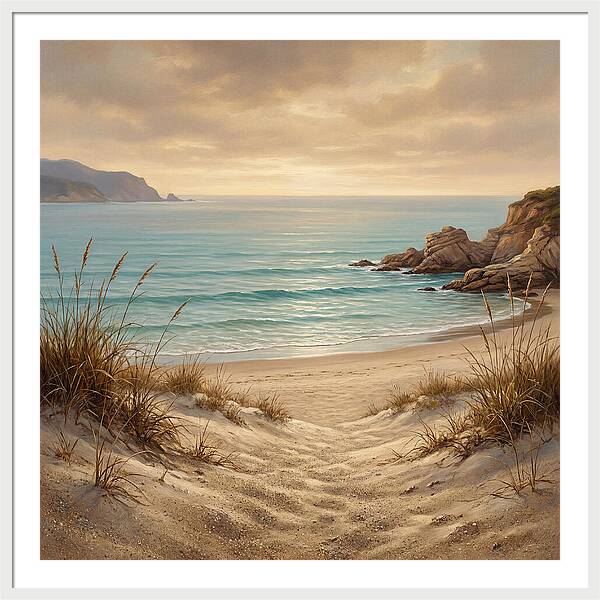 Beach Serenity At Dusk