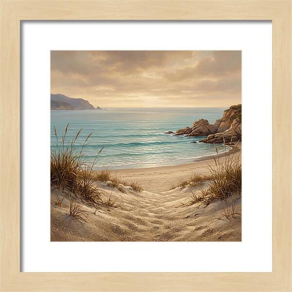 Beach Serenity At Dusk