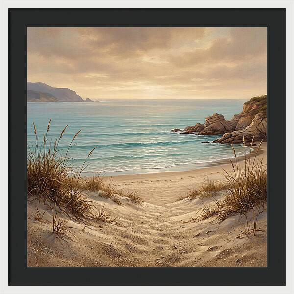 Beach Serenity At Dusk
