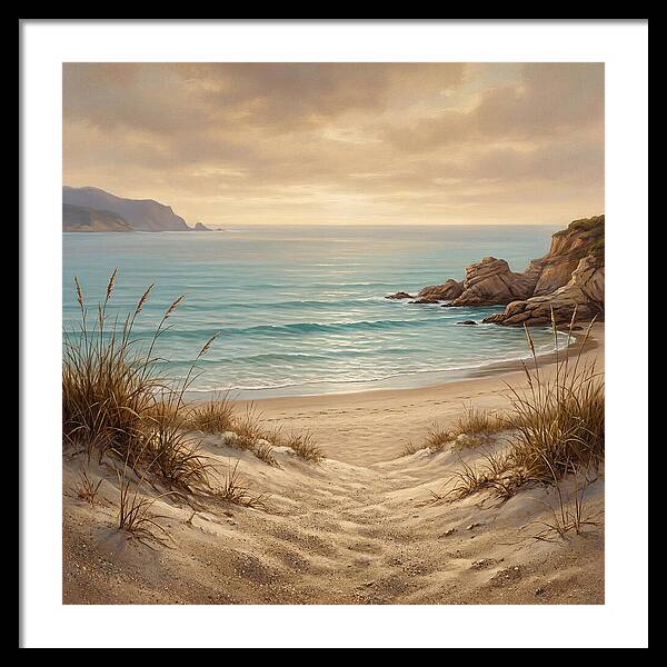 Beach Serenity At Dusk