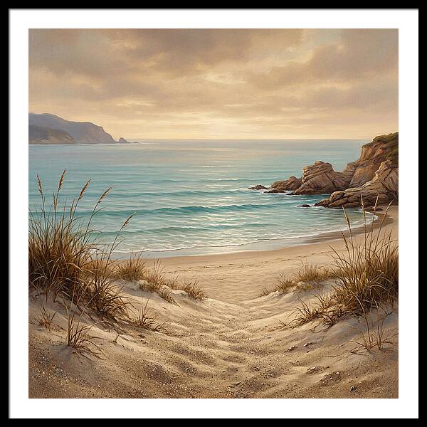 Beach Serenity At Dusk
