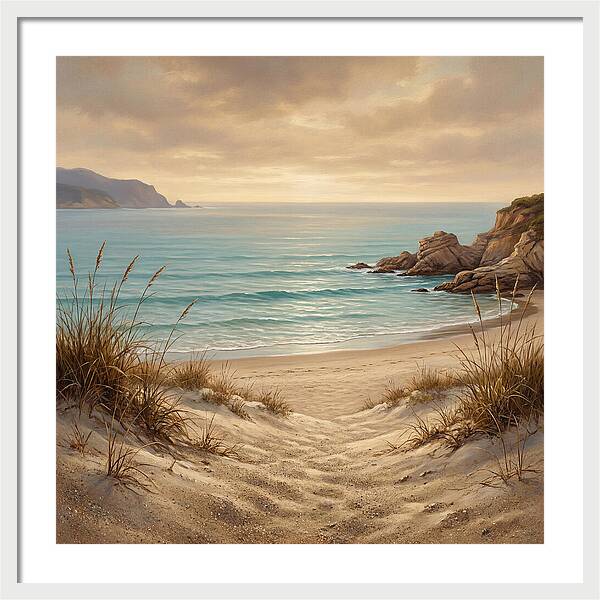 Beach Serenity At Dusk