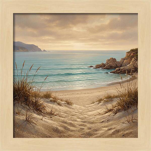 Beach Serenity At Dusk