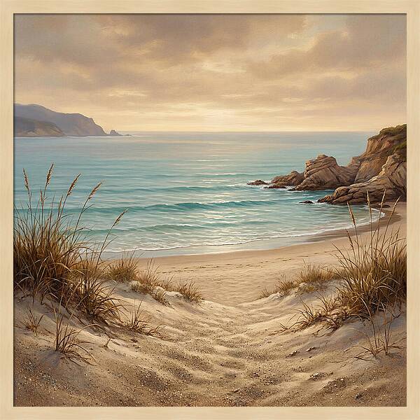 Beach Serenity At Dusk