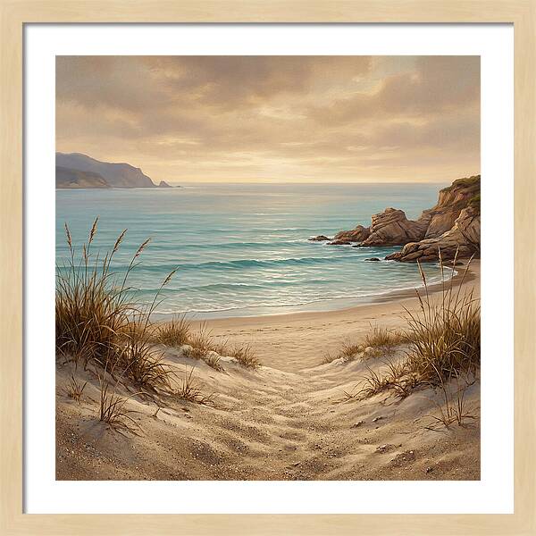 Beach Serenity At Dusk