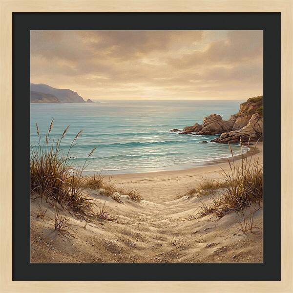 Beach Serenity At Dusk