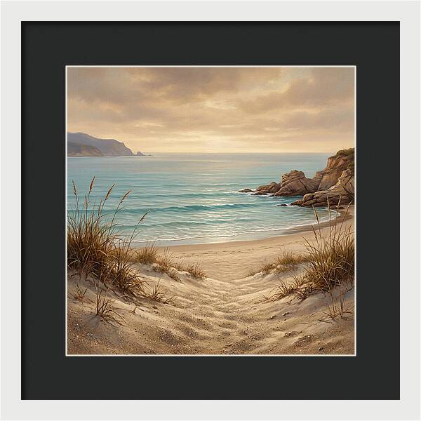 Beach Serenity At Dusk