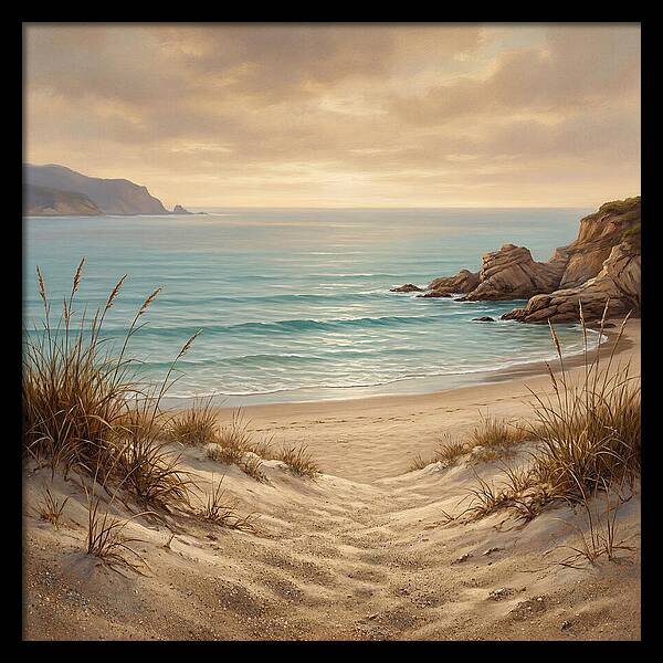 Beach Serenity At Dusk