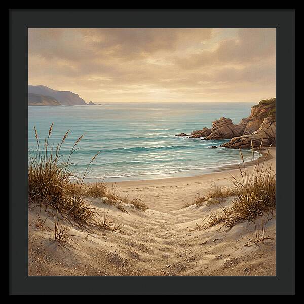 Beach Serenity At Dusk