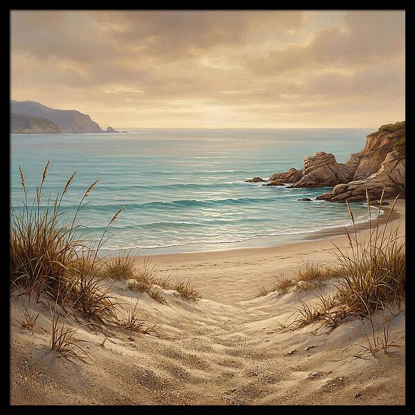 Beach Serenity At Dusk