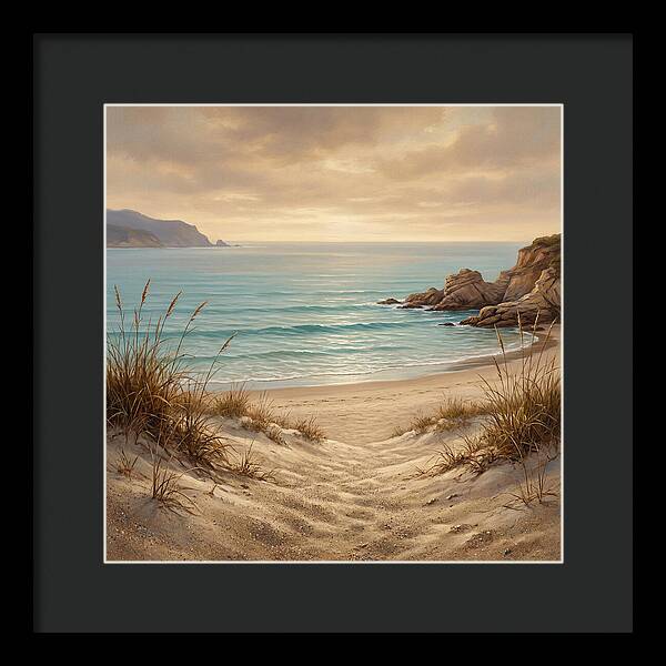 Beach Serenity At Dusk