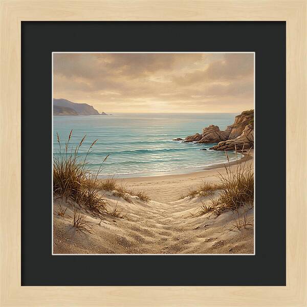 Beach Serenity At Dusk