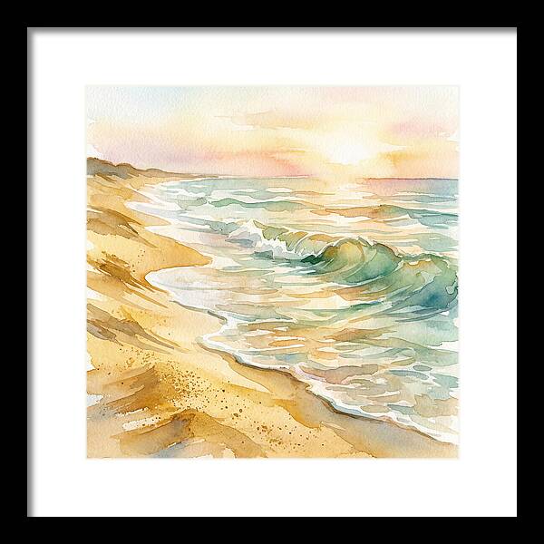 Beach Serenity At Sunset