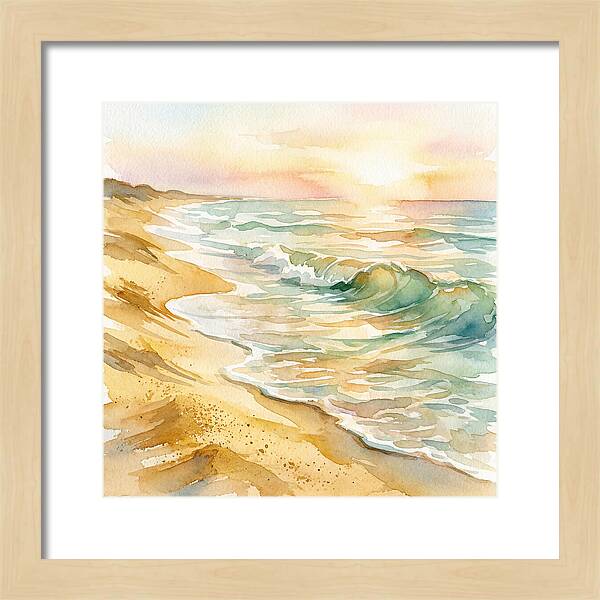 Beach Serenity At Sunset