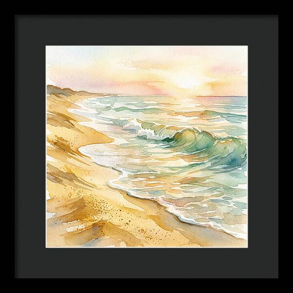 Beach Serenity At Sunset