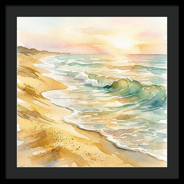 Beach Serenity At Sunset