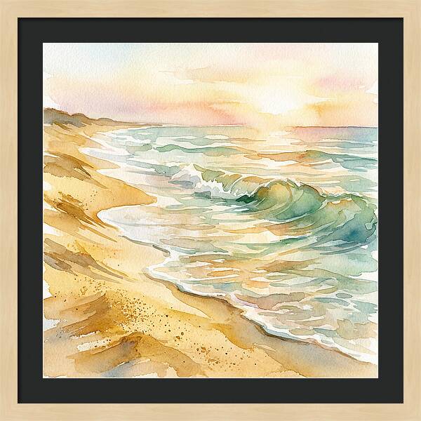 Beach Serenity At Sunset
